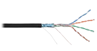 Кабель NIKOLAN F/UTP, 4 пары, Кат.5e, 24 AWG,внешний, PE, 305м 