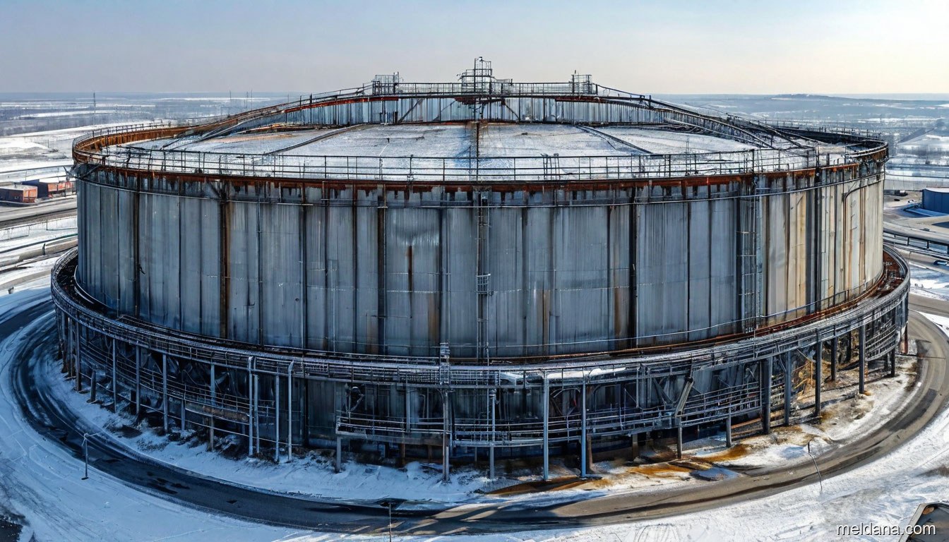 Антидроновая защита резервуара РВС-50000 Калуге — ЗОК ЗАСЛОН по СП 542